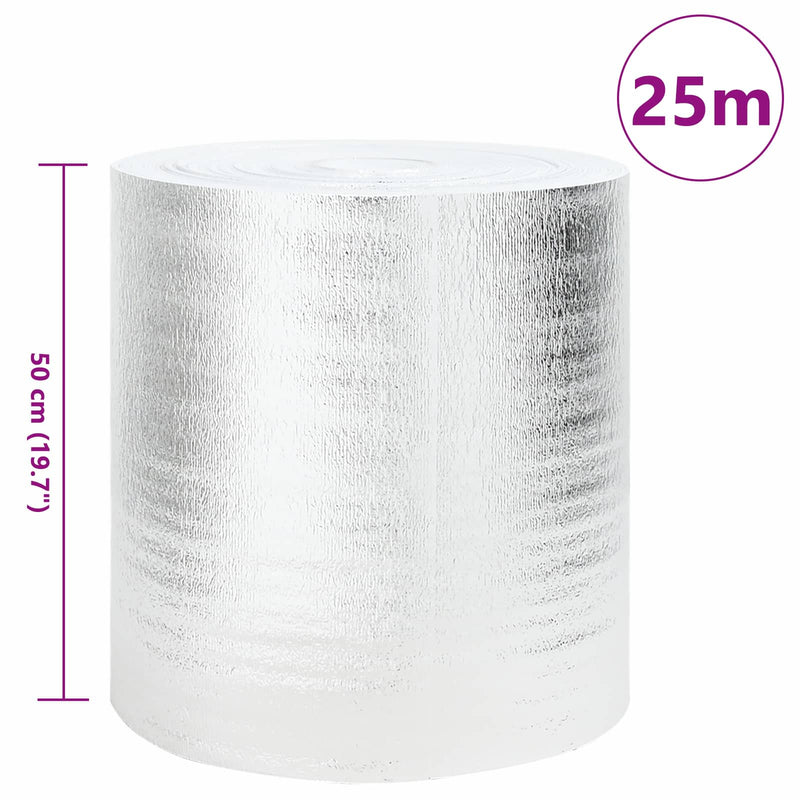 Chargez l'image dans la visionneuse de la galerie, Vidaxl radiatorfolie zilver 25 x 0,5 m polyetheen
