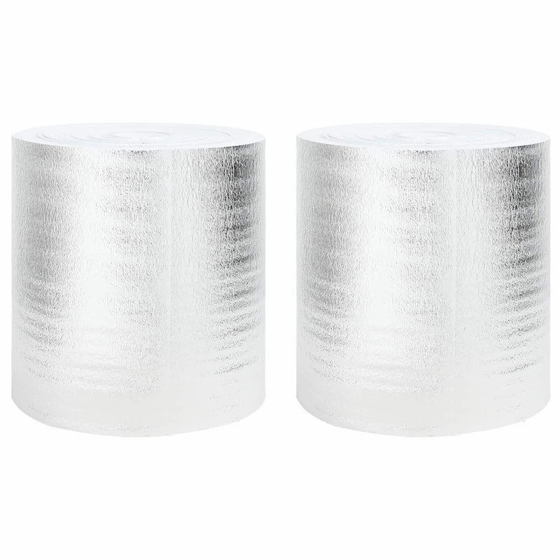 Chargez l'image dans la visionneuse de la galerie, Vidaxl radiatorfolie 2 pcs zilver 25 x 0,5 m polyetheen
