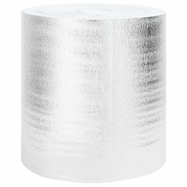 Vidaxl radiatorfolie 2 pcs zilver 25 x 0,5 m polyetheen