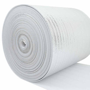 Vidaxl radiatorfolie zilver 15 x 1 m polyetheen