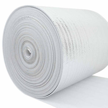 Vidaxl radiatorfolie zilver 15 x 1 m polyetheen