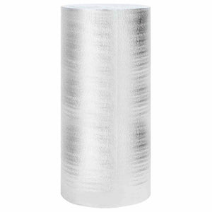 Vidaxl radiatorfolie zilver 15 x 1 m polyetheen