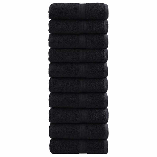Vidaxl gastendoek solund 50 pcs zwart 30 x 30 cm 550 gsm