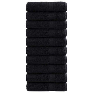 Vidaxl gastendoek solund 25 pcs zwart 100 x 150 cm 550 gsm