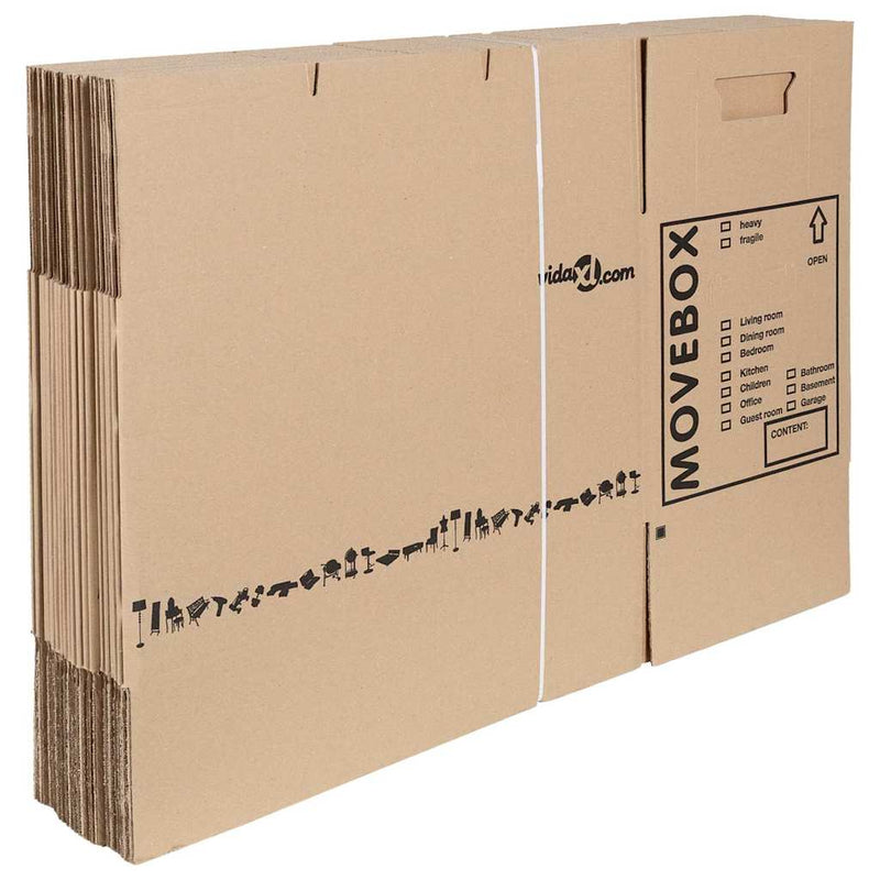 Chargez l'image dans la visionneuse de la galerie, Vidaxl verhuisdoos 20 pcs naturel 59 x 31,5 x 31,5 cm karton
