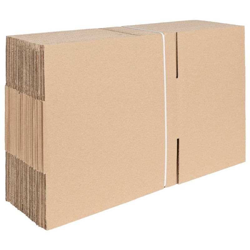 Afbeelding laden in galerijviewer, Vidaxl vouwdoos met opslag 50 pcs naturel 35 x 24 x 15 cm karton
