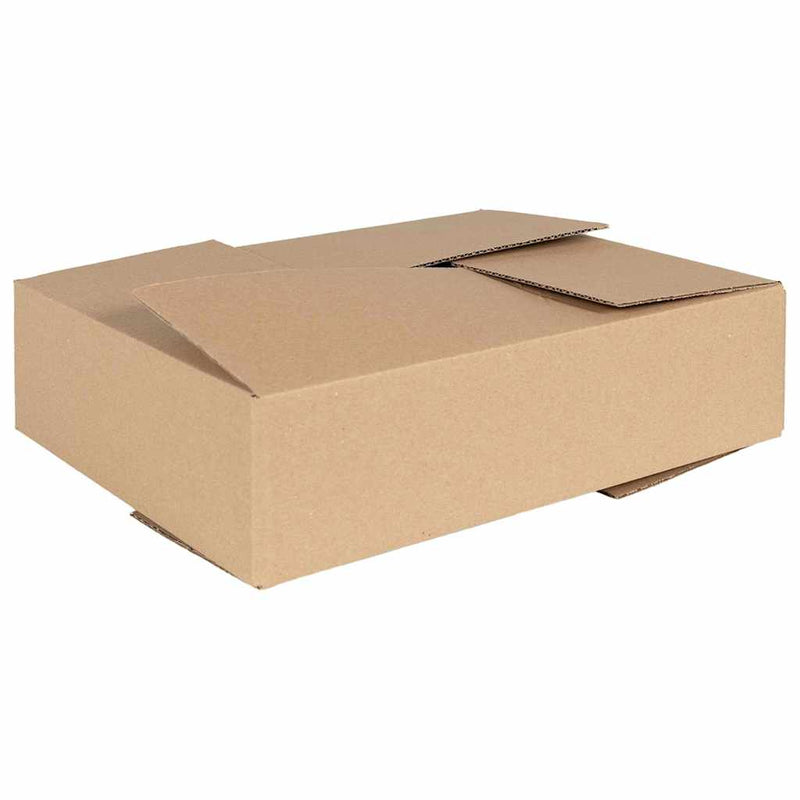 Afbeelding laden in galerijviewer, Vidaxl vouwdoos met opslag 50 pcs naturel 40 x 30 x 10 cm karton
