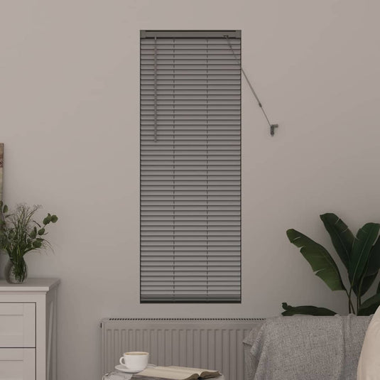 Vidaxl venetiaanse jaloezieën zilver 130 x 50 cm aluminium