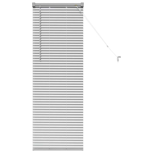 Vidaxl venetiaanse jaloezieën zilver 130 x 50 cm aluminium