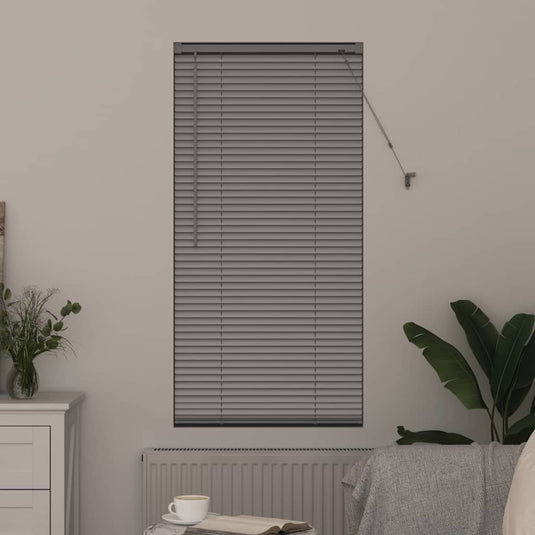 Vidaxl venetiaanse jaloezieën zilver 130 x 60 cm aluminium