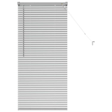 Vidaxl venetiaanse jaloezieën zilver 130 x 65 cm aluminium