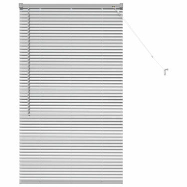 Vidaxl venetiaanse jaloezieën zilver 130 x 70 cm aluminium