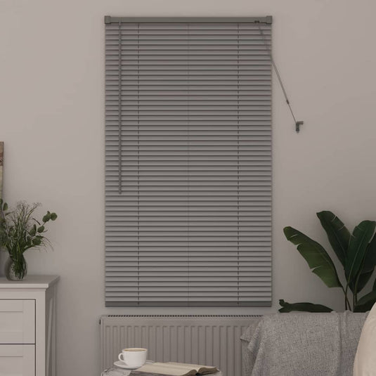 Vidaxl venetiaanse jaloezieën zilver 130 x 80 cm aluminium