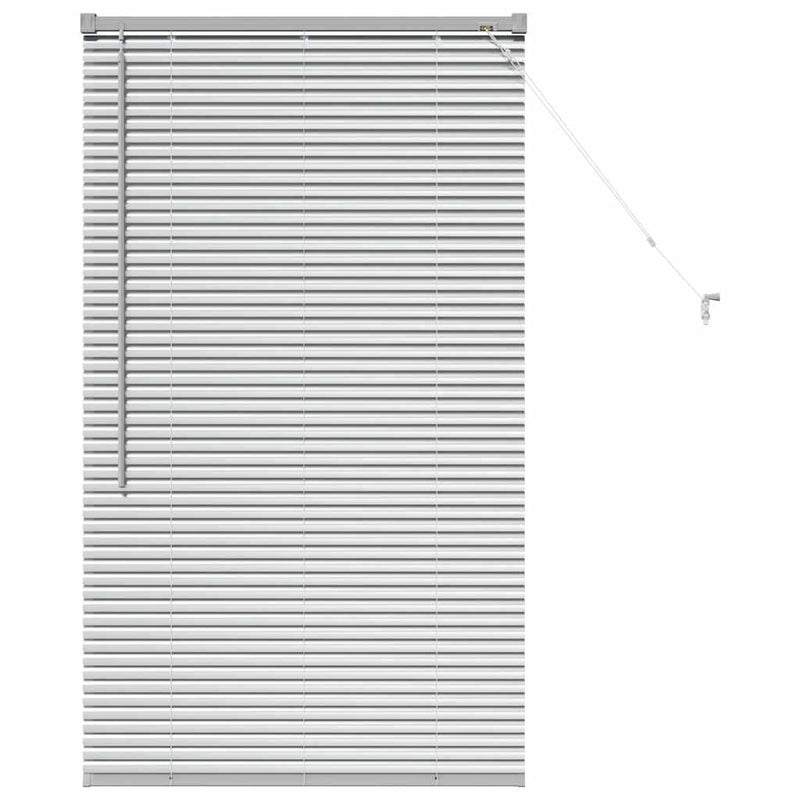 Chargez l'image dans la visionneuse de la galerie, Vidaxl venetiaanse jaloezieën zilver 130 x 80 cm aluminium
