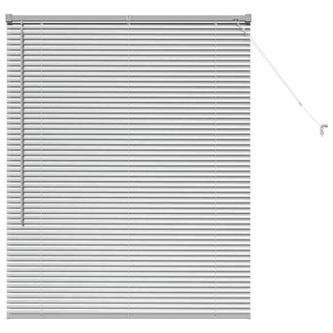 Vidaxl venetiaanse jaloezieën zilver 130 x 100 cm aluminium