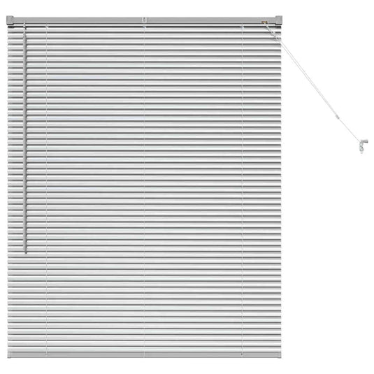 Vidaxl venetiaanse jaloezieën zilver 130 x 105 cm aluminium