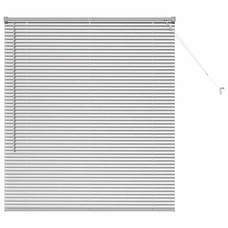 Chargez l'image dans la visionneuse de la galerie, Vidaxl venetiaanse jaloezieën zilver 130 x 110 cm aluminium
