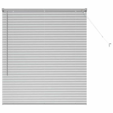 Vidaxl venetiaanse jaloezieën zilver 130 x 120 cm aluminium