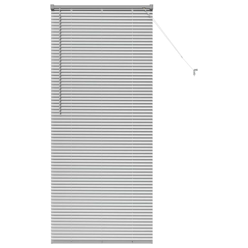 ギャラリービューアに画像をロードする, Vidaxl venetiaanse jaloezieën zilver 175 x 70 cm aluminium
