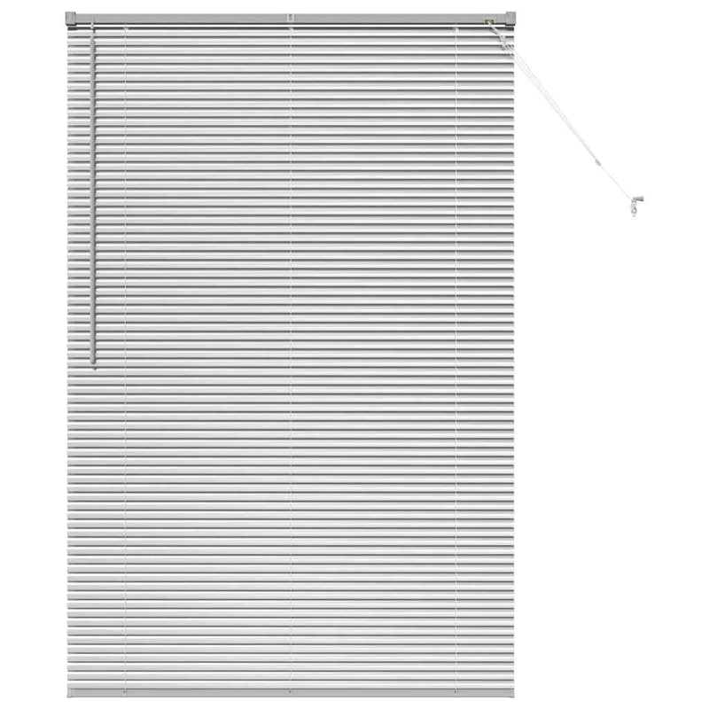 Chargez l'image dans la visionneuse de la galerie, Vidaxl venetiaanse jaloezieën zilver 175 x 120 cm aluminium

