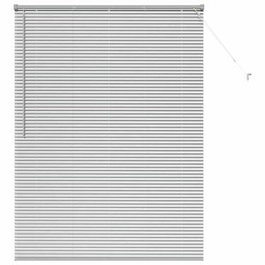 Vidaxl venetiaanse jaloezieën zilver 175 x 130 cm aluminium