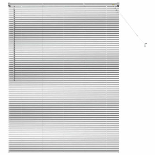 Vidaxl venetiaanse jaloezieën zilver 175 x 130 cm aluminium