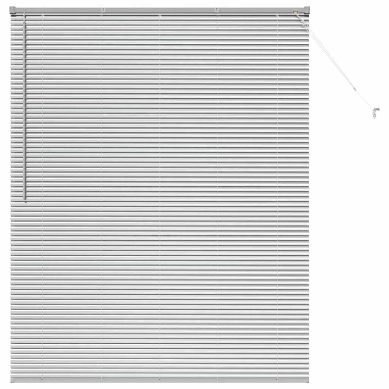 Afbeelding laden in galerijviewer, Vidaxl venetiaanse jaloezieën zilver 175 x 140 cm aluminium
