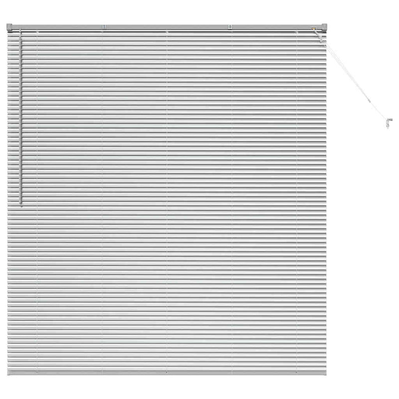 Chargez l'image dans la visionneuse de la galerie, Vidaxl venetiaanse jaloezieën zilver 175 x 160 cm aluminium

