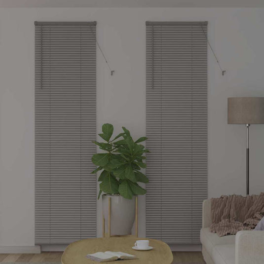 Vidaxl venetiaanse jaloezieën zilver 220 x 60 cm aluminium