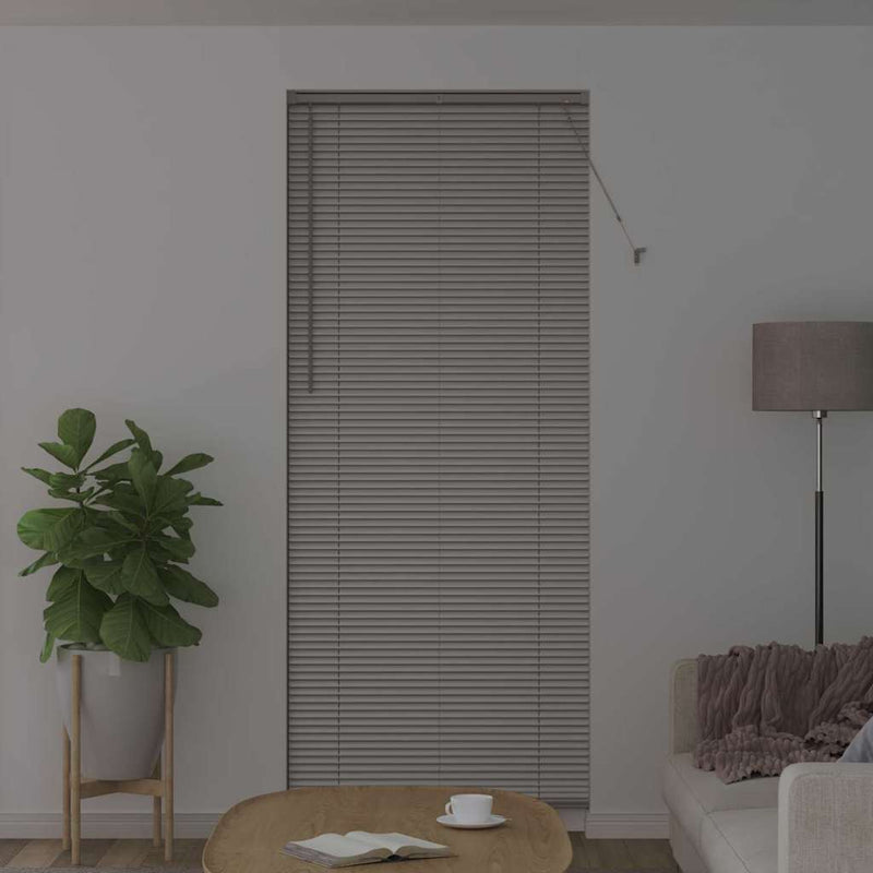 Afbeelding laden in galerijviewer, Vidaxl venetiaanse jaloezieën zilver 220 x 85 cm aluminium
