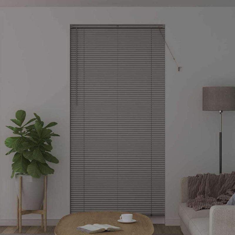 ギャラリービューアに画像をロードする, Vidaxl venetiaanse jaloezieën zilver 220 x 105 cm aluminium
