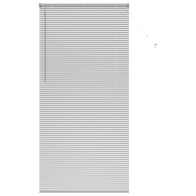 ギャラリービューアに画像をロードする, Vidaxl venetiaanse jaloezieën zilver 220 x 105 cm aluminium
