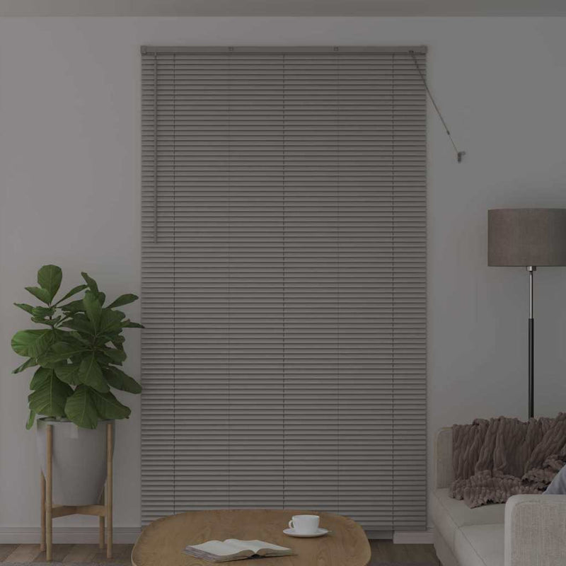 ギャラリービューアに画像をロードする, Vidaxl venetiaanse jaloezieën zilver 220 x 135 cm aluminium
