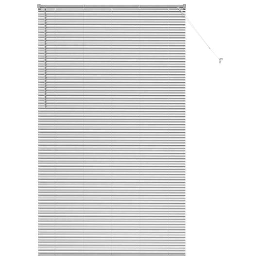 Vidaxl venetiaanse jaloezieën zilver 220 x 135 cm aluminium