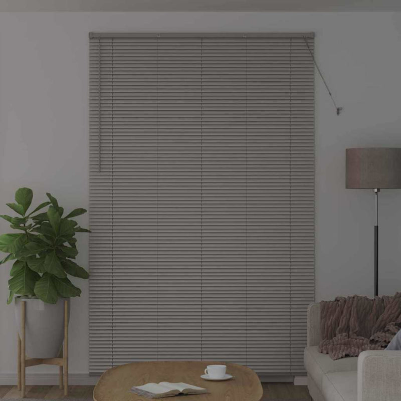 Afbeelding laden in galerijviewer, Vidaxl venetiaanse jaloezieën zilver 220x150cm aluminium

