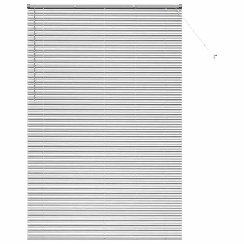 Afbeelding laden in galerijviewer, Vidaxl venetiaanse jaloezieën zilver 220x150cm aluminium
