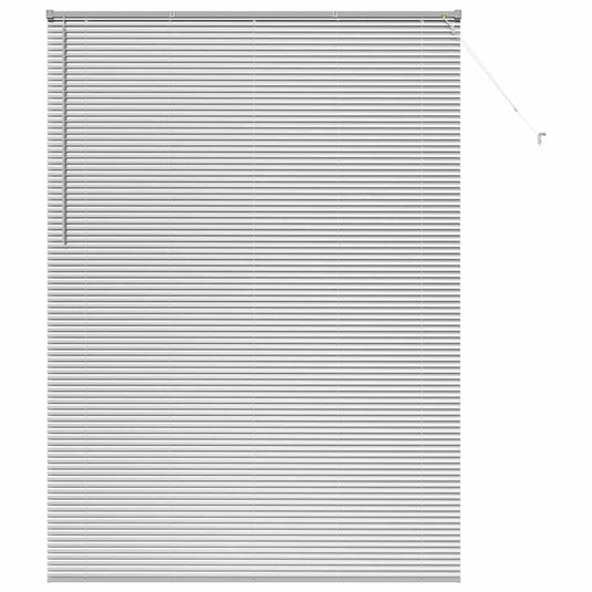 Vidaxl venetiaanse jaloezieën zilver 220 x 160 cm aluminium