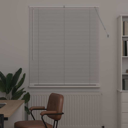Vidaxl venetiaanse jaloezieën wit 130 x 115 cm aluminium