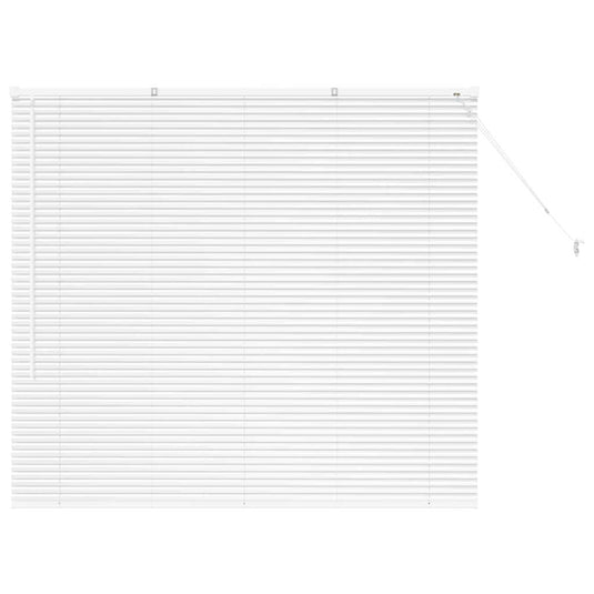 Vidaxl venetiaanse jaloezieën wit 130 x 140 cm aluminium