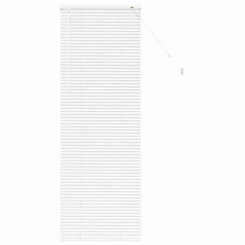 Afbeelding laden in galerijviewer, Vidaxl venetiaanse jaloezieën wit 175 x 65 cm aluminium
