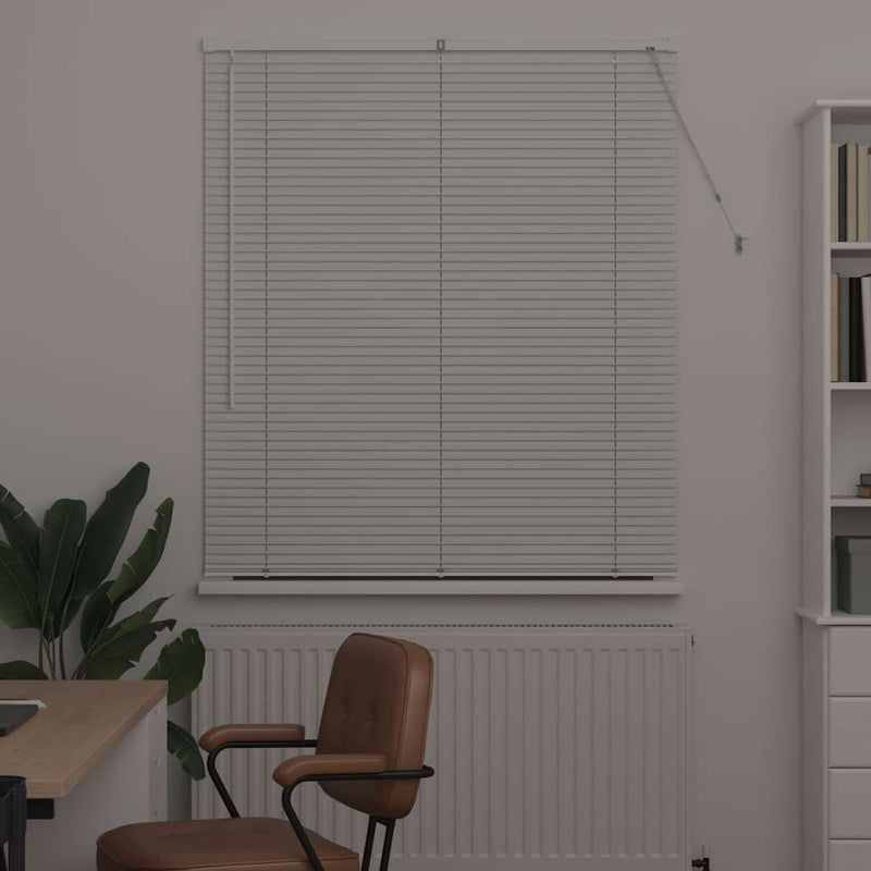 Afbeelding laden in galerijviewer, Vidaxl venetiaanse jaloezieën wit 175 x 110 cm aluminium
