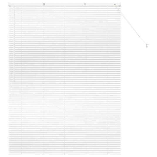 Vidaxl venetiaanse jaloezieën wit 175 x 125 cm aluminium