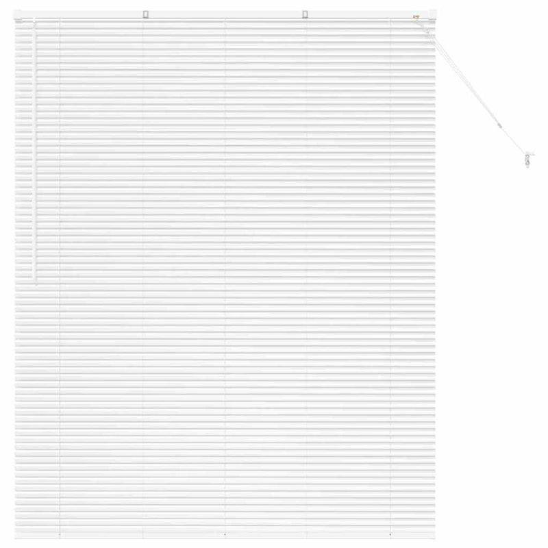 Afbeelding laden in galerijviewer, Vidaxl venetiaanse jaloezieën wit 175 x 145 cm aluminium
