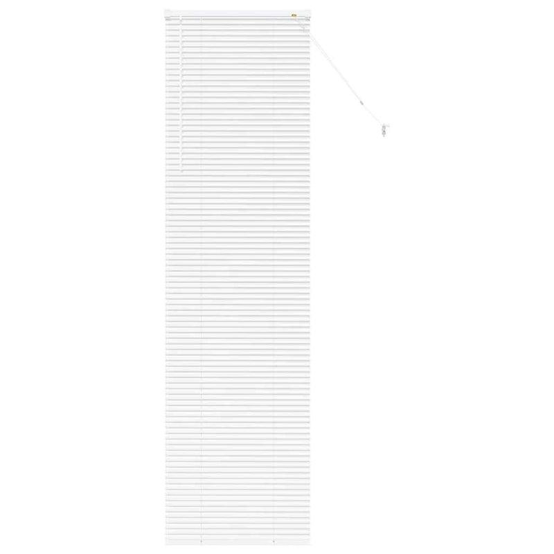 Afbeelding laden in galerijviewer, Vidaxl venetiaanse jaloezieën wit 220 x 65 cm aluminium
