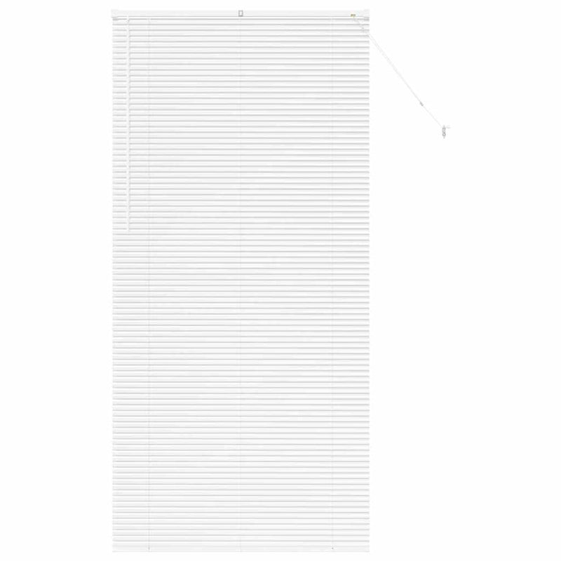 ギャラリービューアに画像をロードする, Vidaxl venetiaanse jaloezieën wit 220 x 105 cm aluminium
