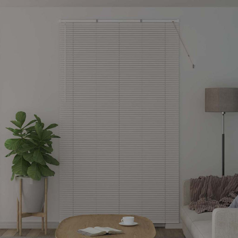 Afbeelding laden in galerijviewer, Vidaxl venetiaanse jaloezieën wit 220 x 125 cm aluminium
