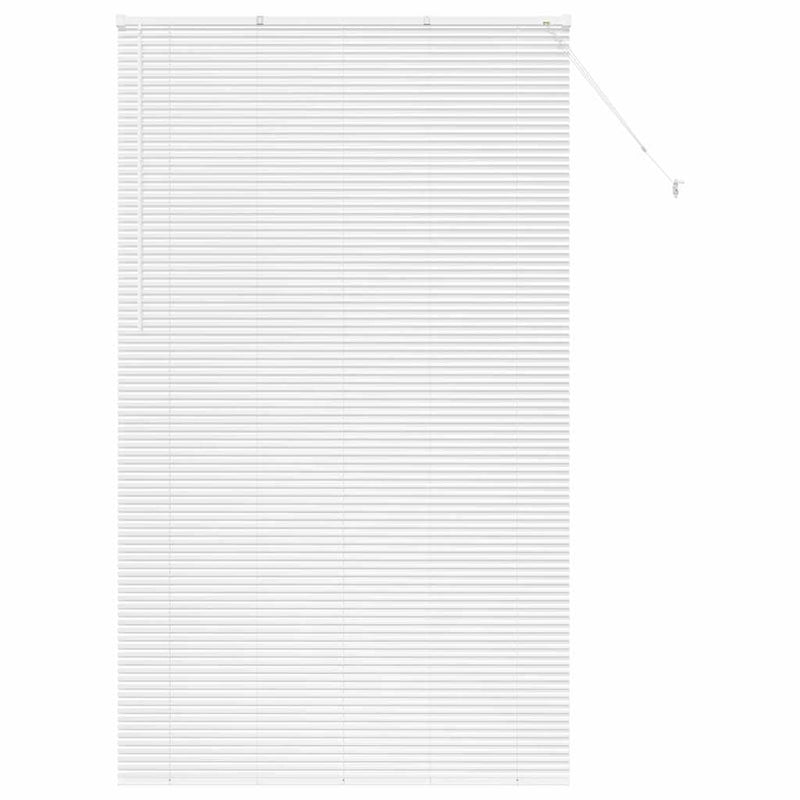 Afbeelding laden in galerijviewer, Vidaxl venetiaanse jaloezieën wit 220 x 125 cm aluminium
