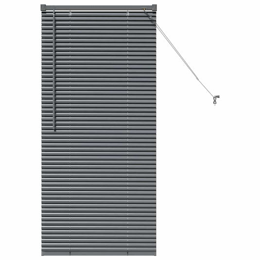 Vidaxl venetiaanse jaloezieën donkergrijs 130 x 55 cm aluminium