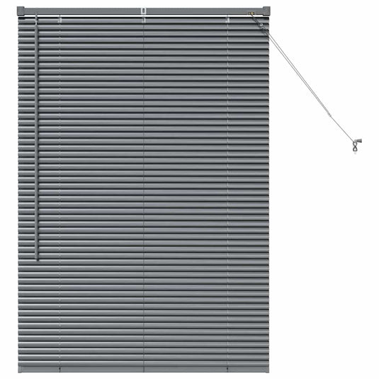 Vidaxl venetiaanse jaloezieën donkergrijs 130 x 90 cm aluminium