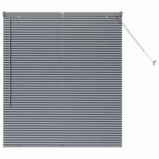 Vidaxl venetiaanse jaloezieën donkergrijs 130 x 110 cm aluminium